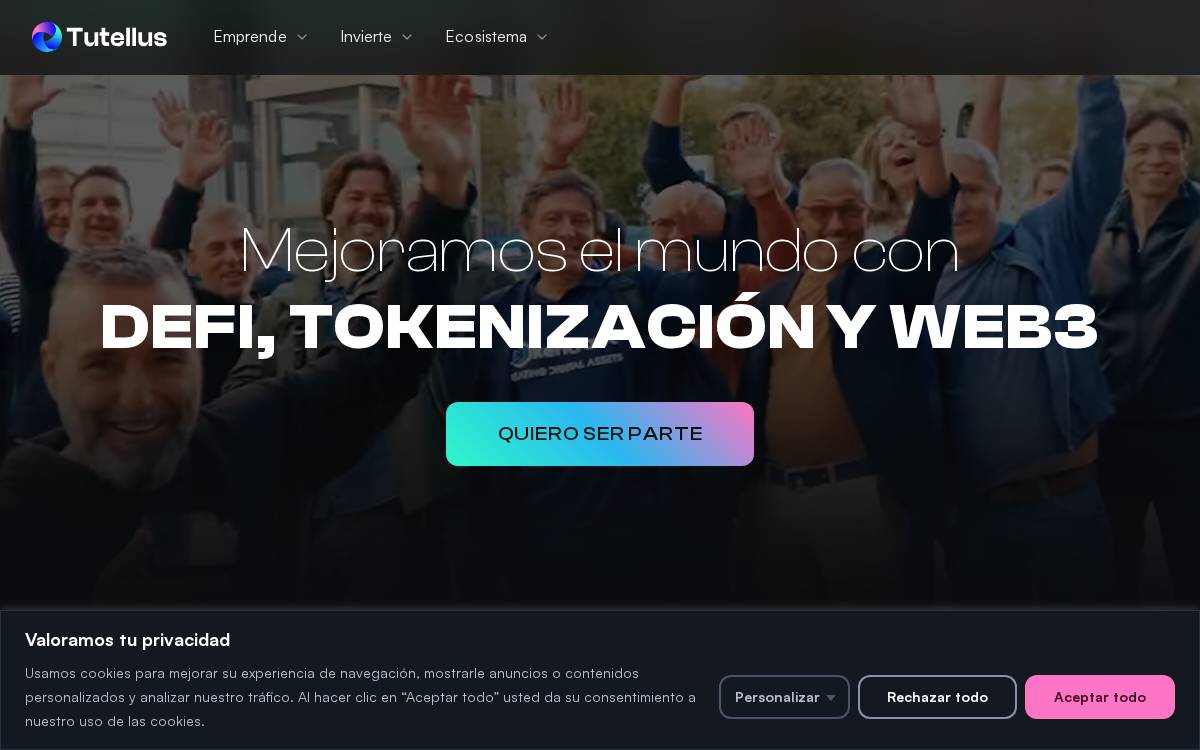 Tutellus website preview