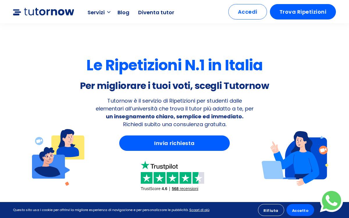 Tutornow website preview