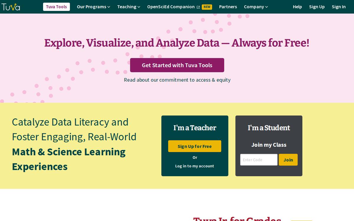 Tuva website preview