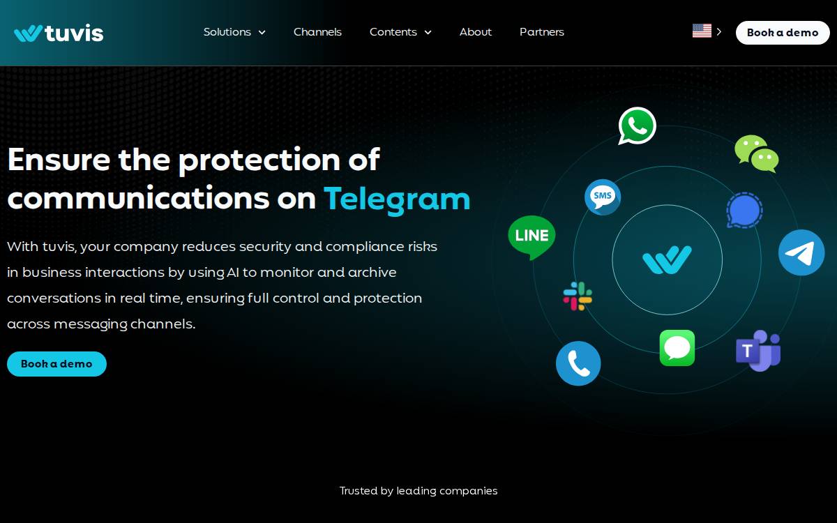 Tuvis website preview