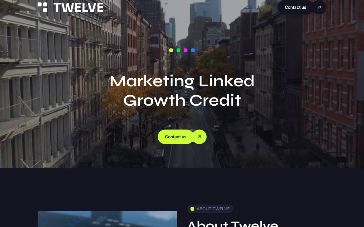 Twelvegrow website preview