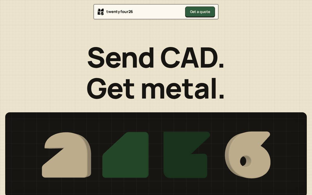 twentyfour26 website preview