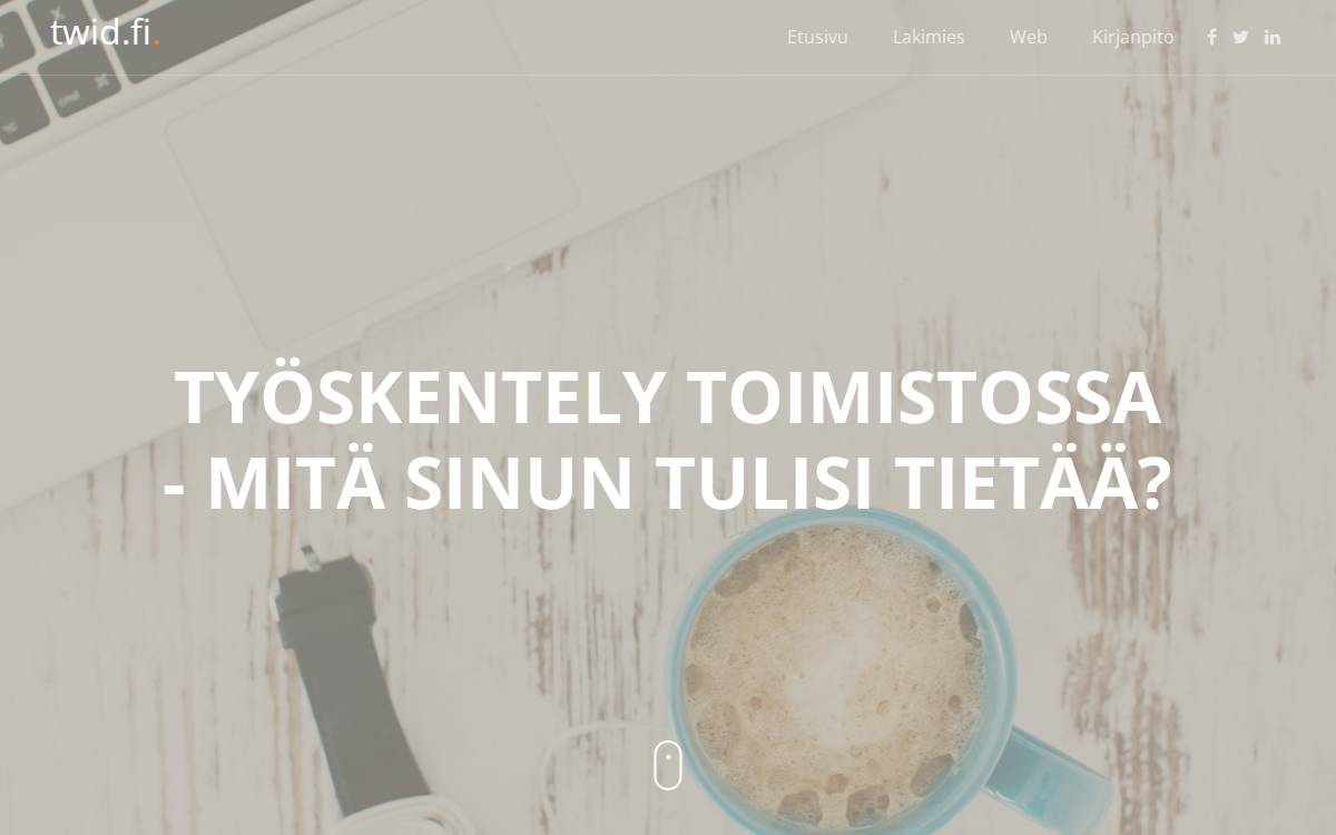 Twid website preview