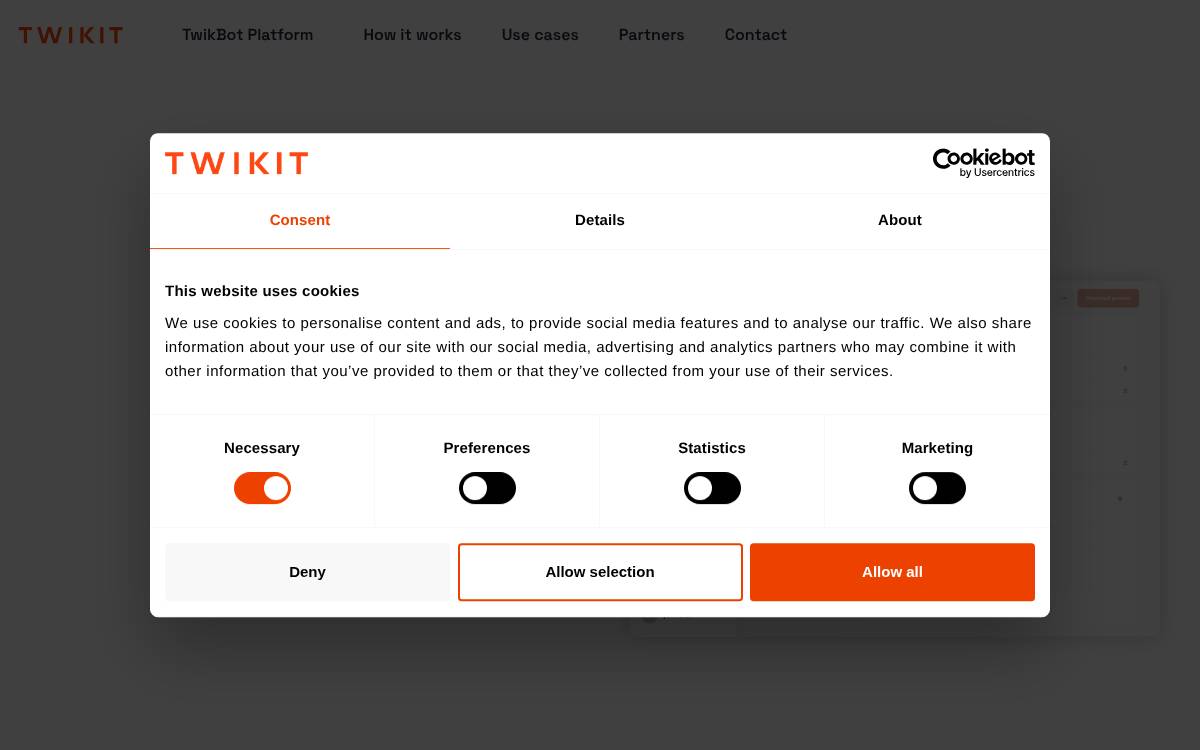Twikit website preview
