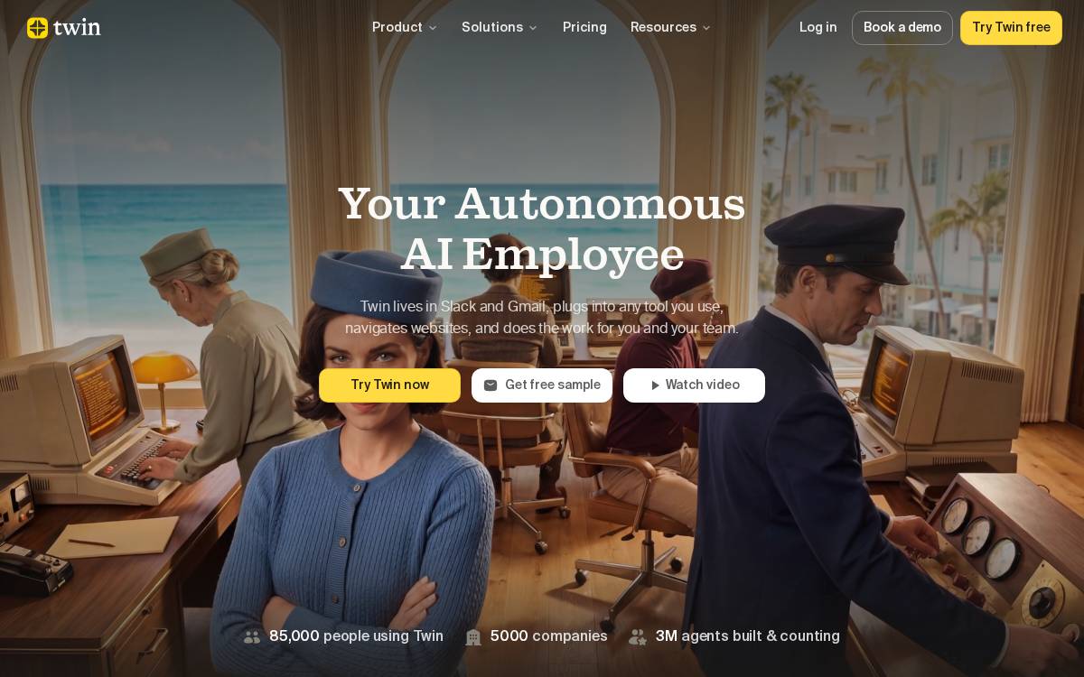 Twin Labs website preview