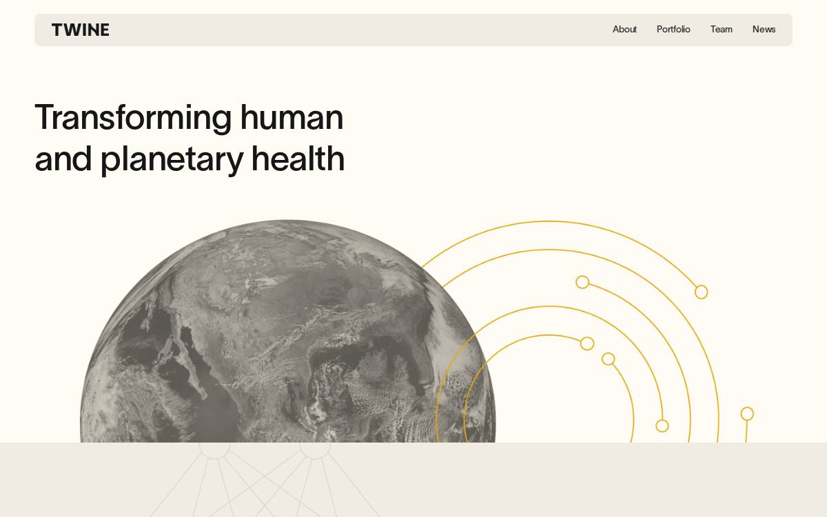 Twine Ventures website preview