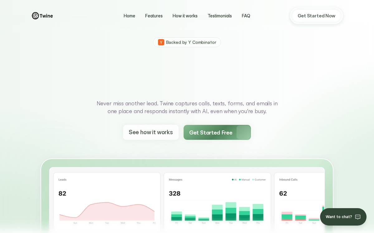 Twine website preview
