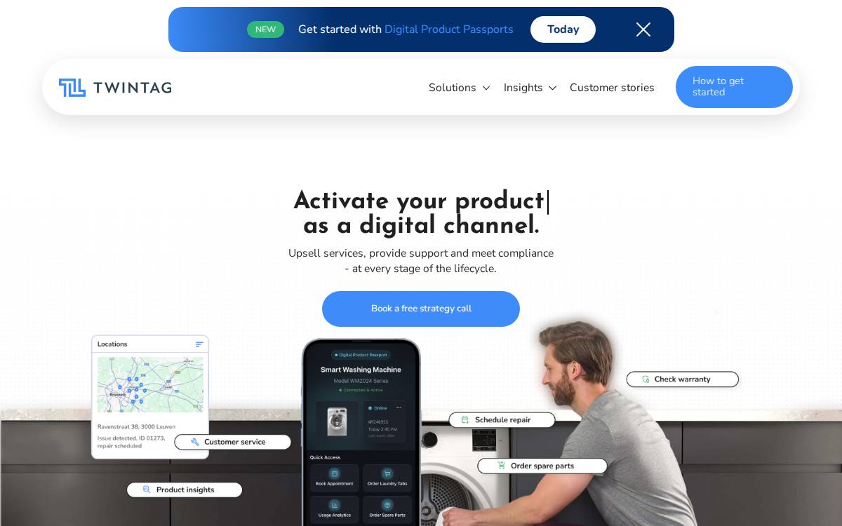 twintag website preview