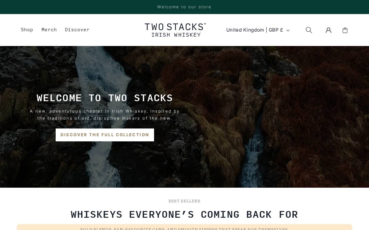 Two Stacks website preview
