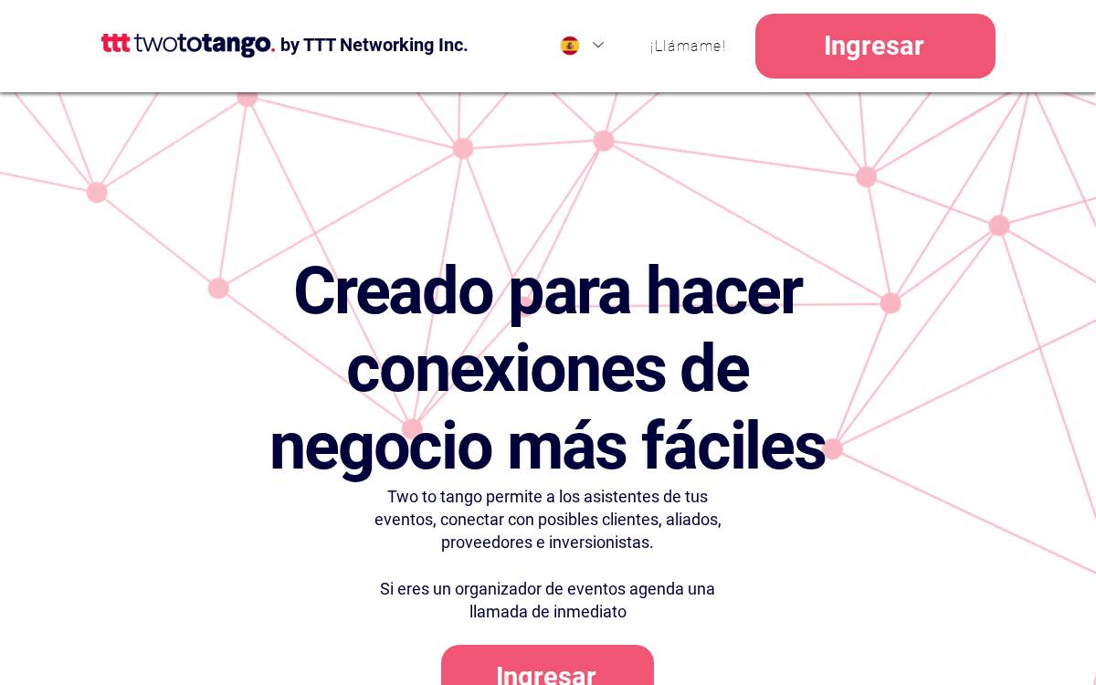Two to Tango website preview