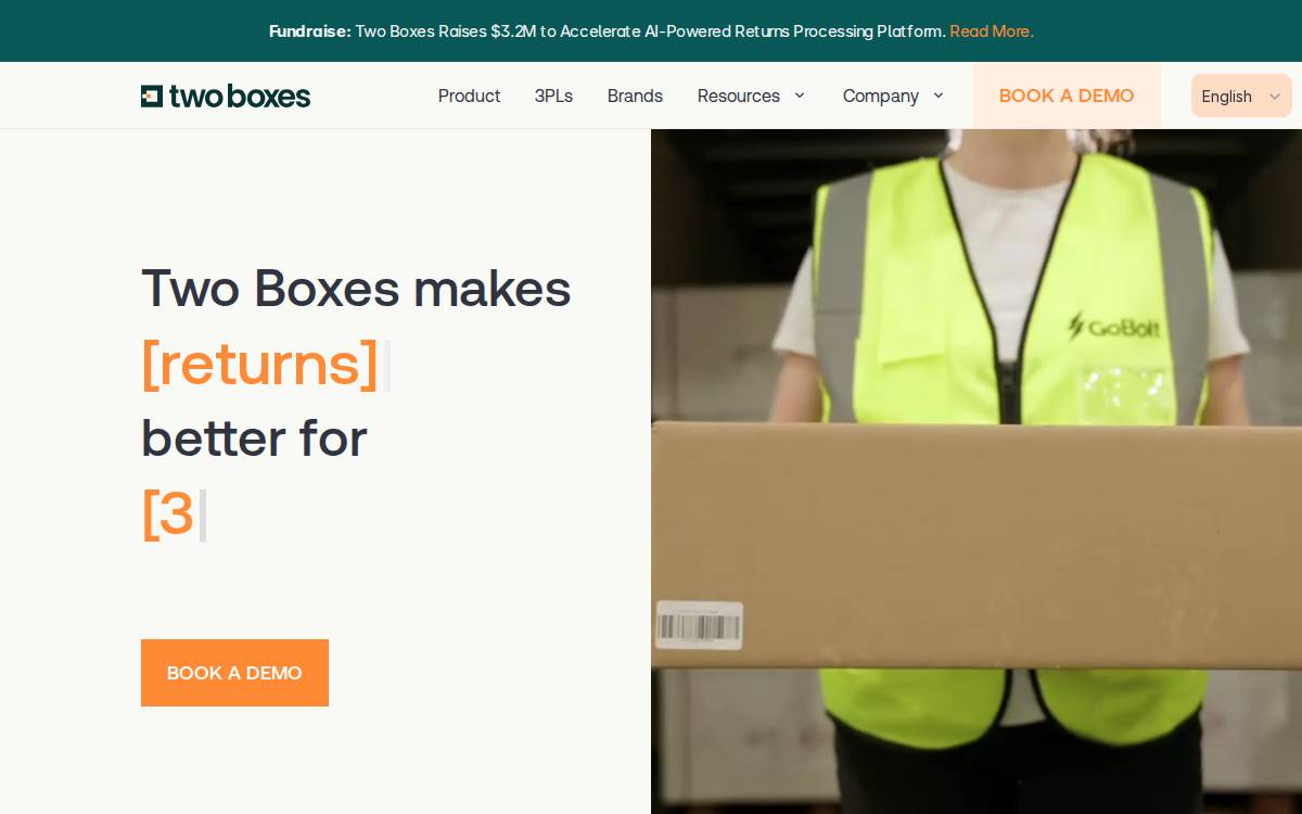 Two Boxes website preview