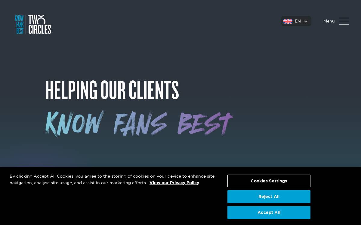 Two Circles website preview