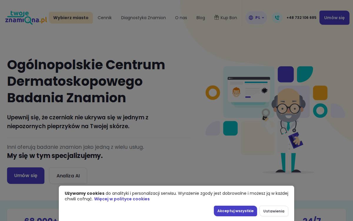 Twojeznamiona website preview