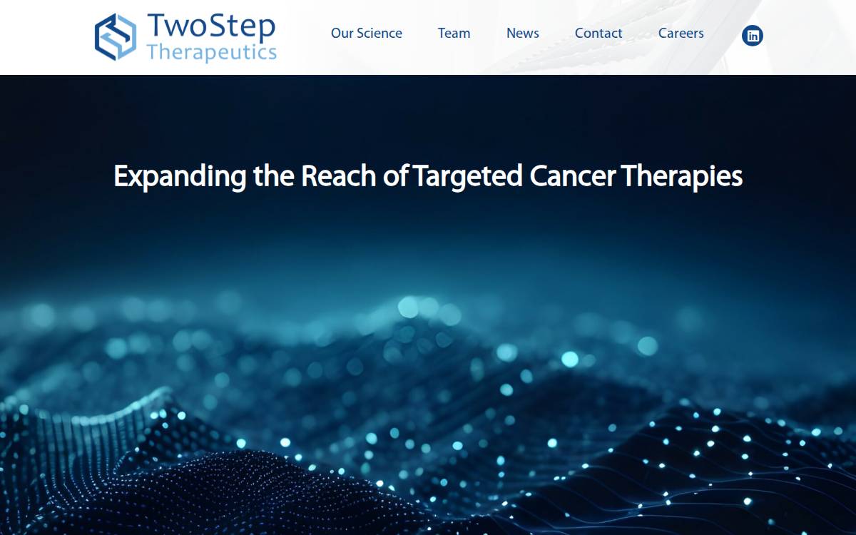 TwoStep Therapeutics website preview