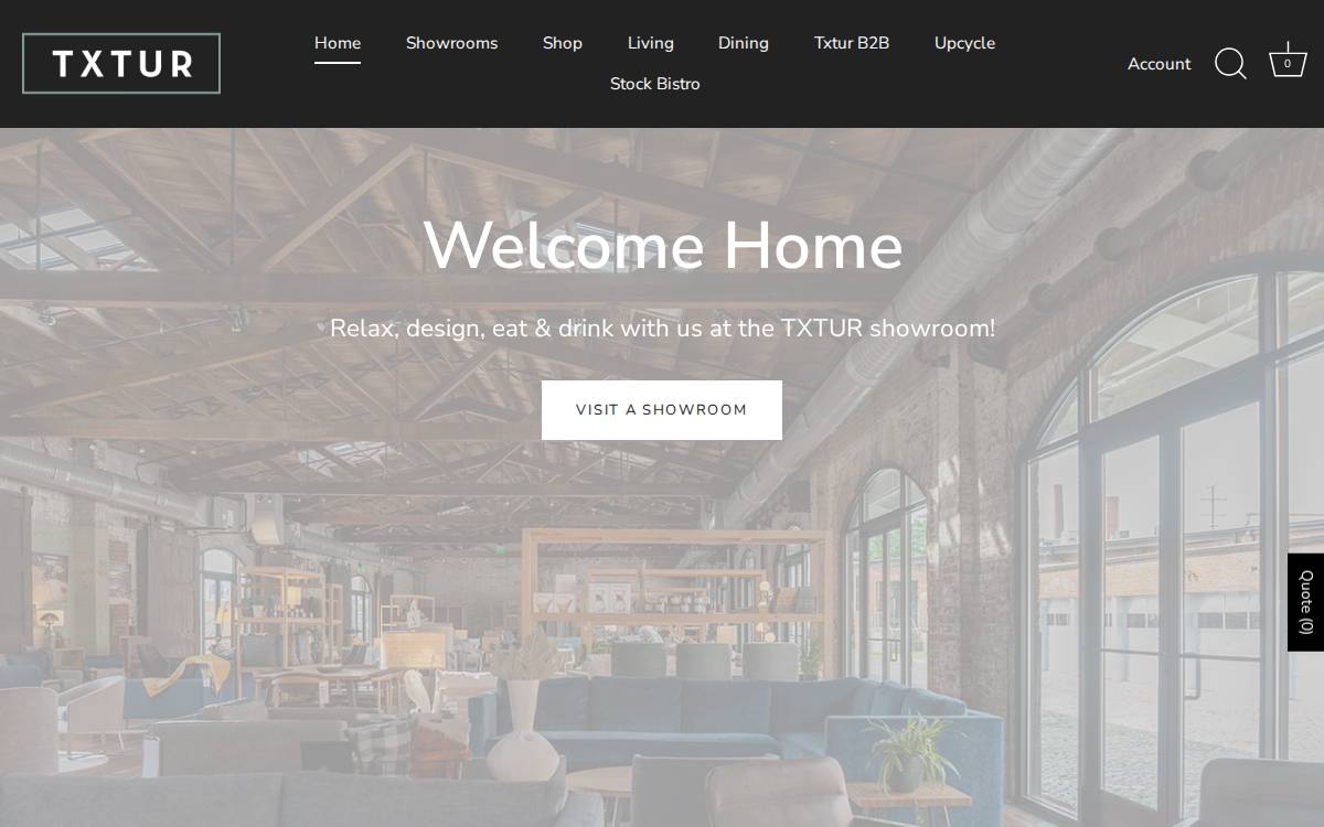 Txtur website preview