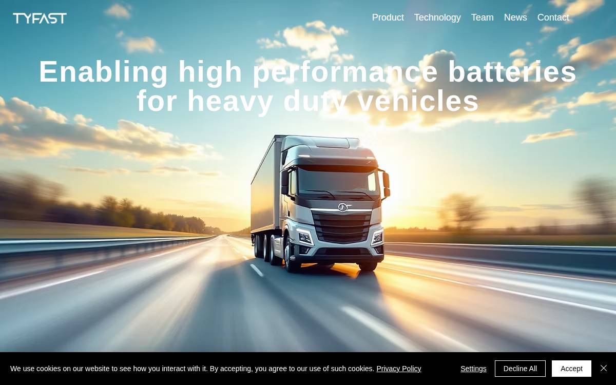 TYFAST website preview