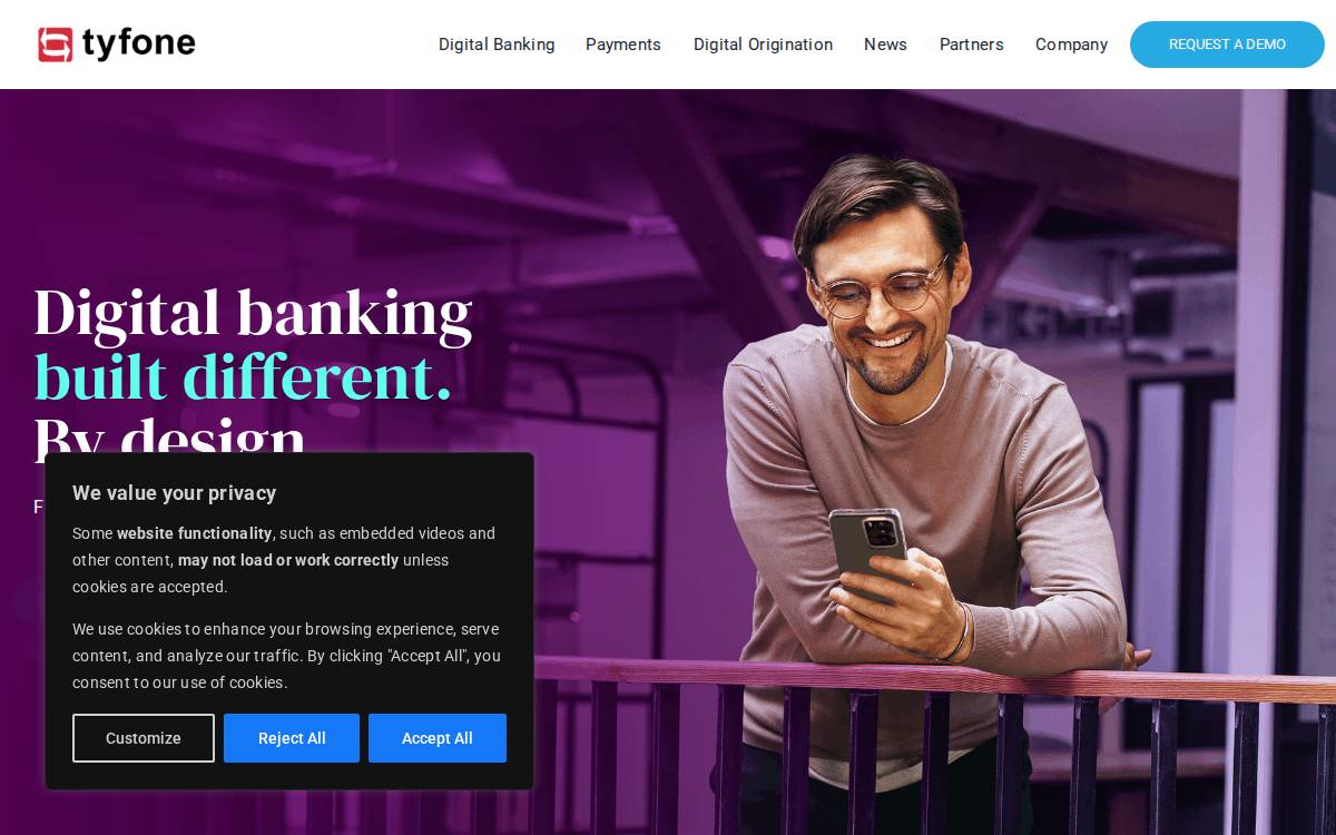 Tyfone website preview