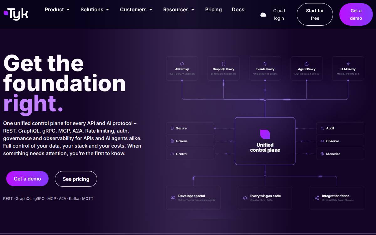 Tyk website preview