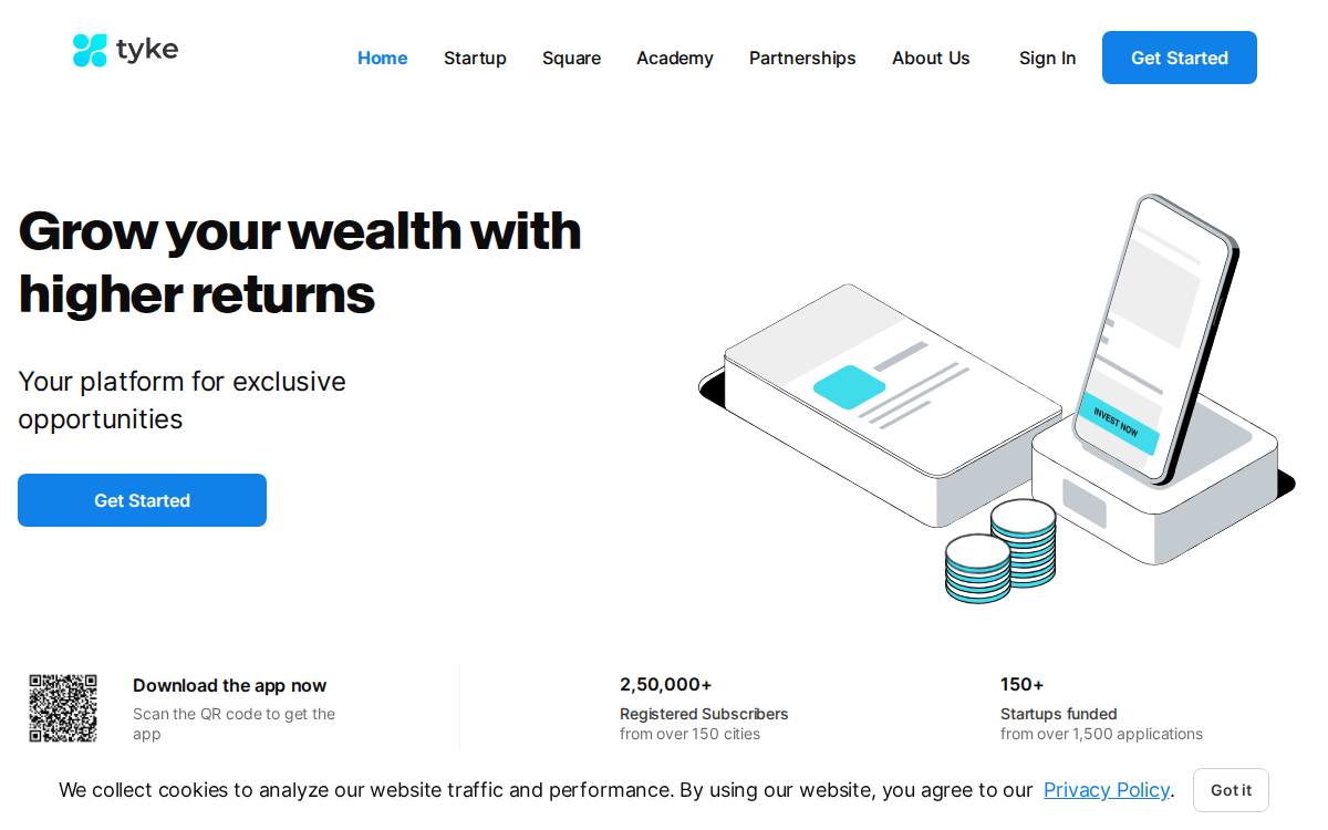 Tyke website preview