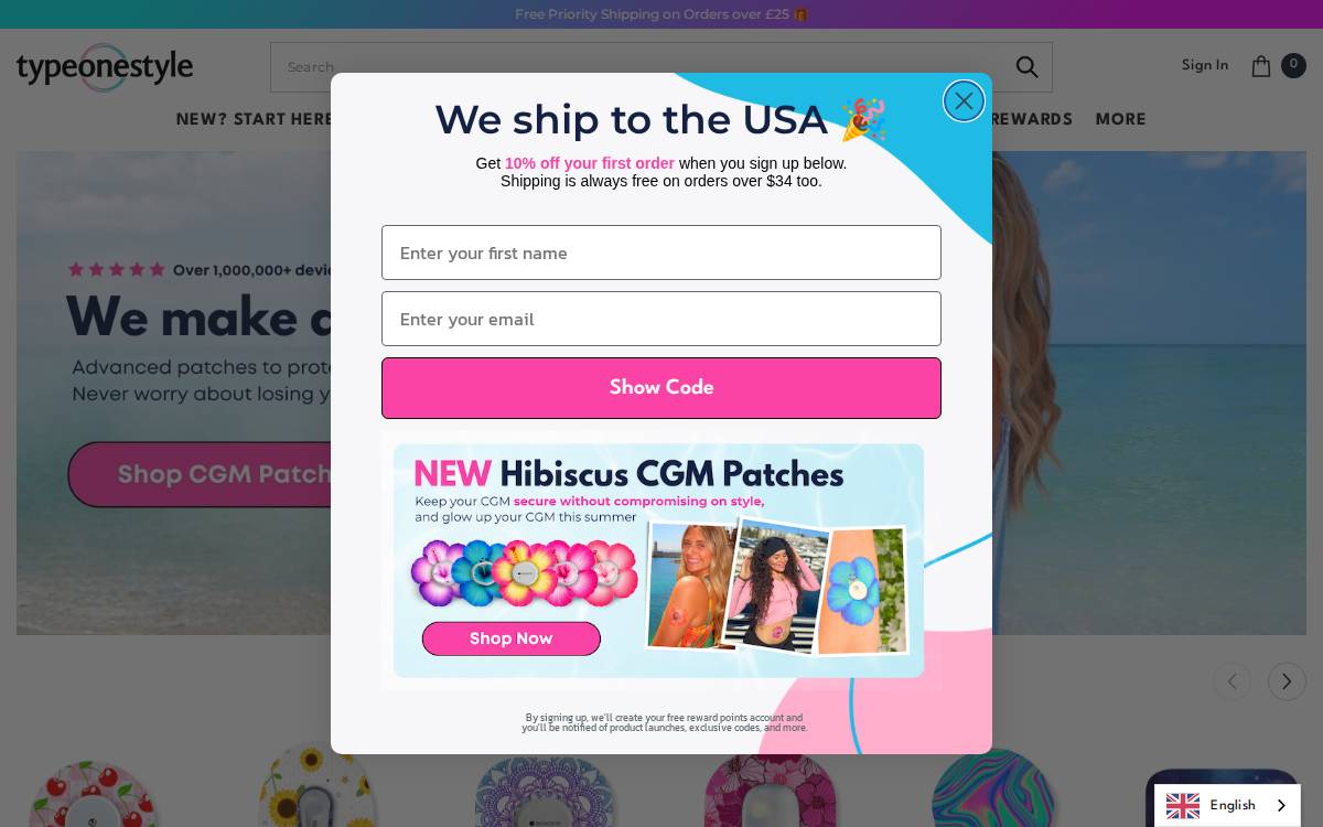 Type 1 Style website preview
