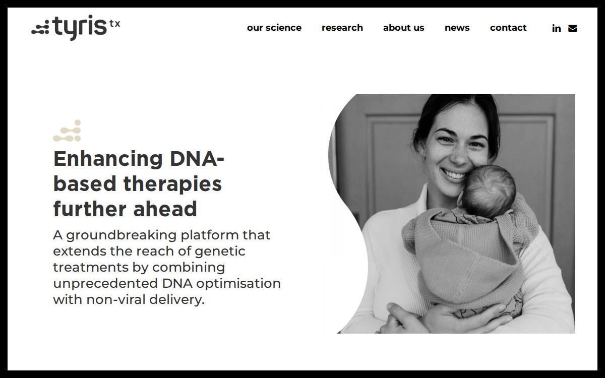 Tyris TX website preview