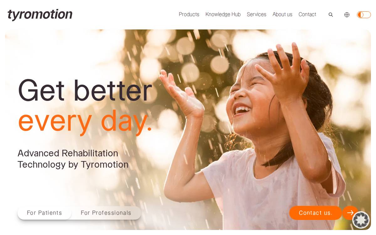 Tyromotion GmbH website preview