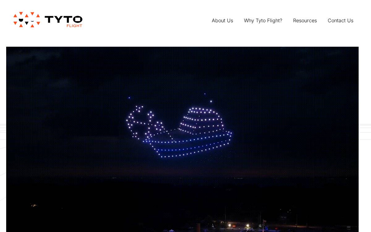Tyto Flight website preview