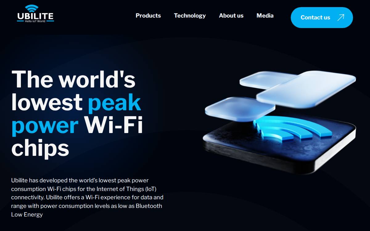 ubilite website preview