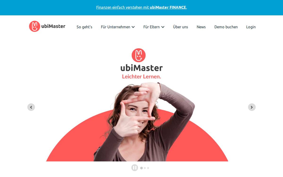 Ubimaster website preview
