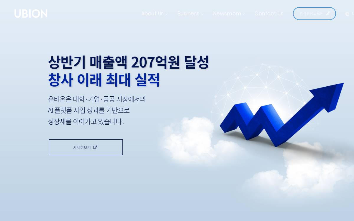 Ubion website preview