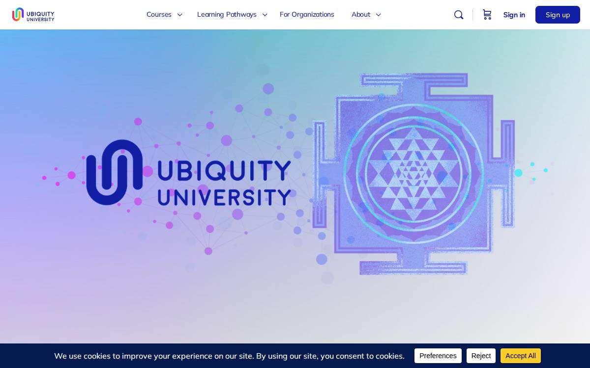 Ubiquity University website preview