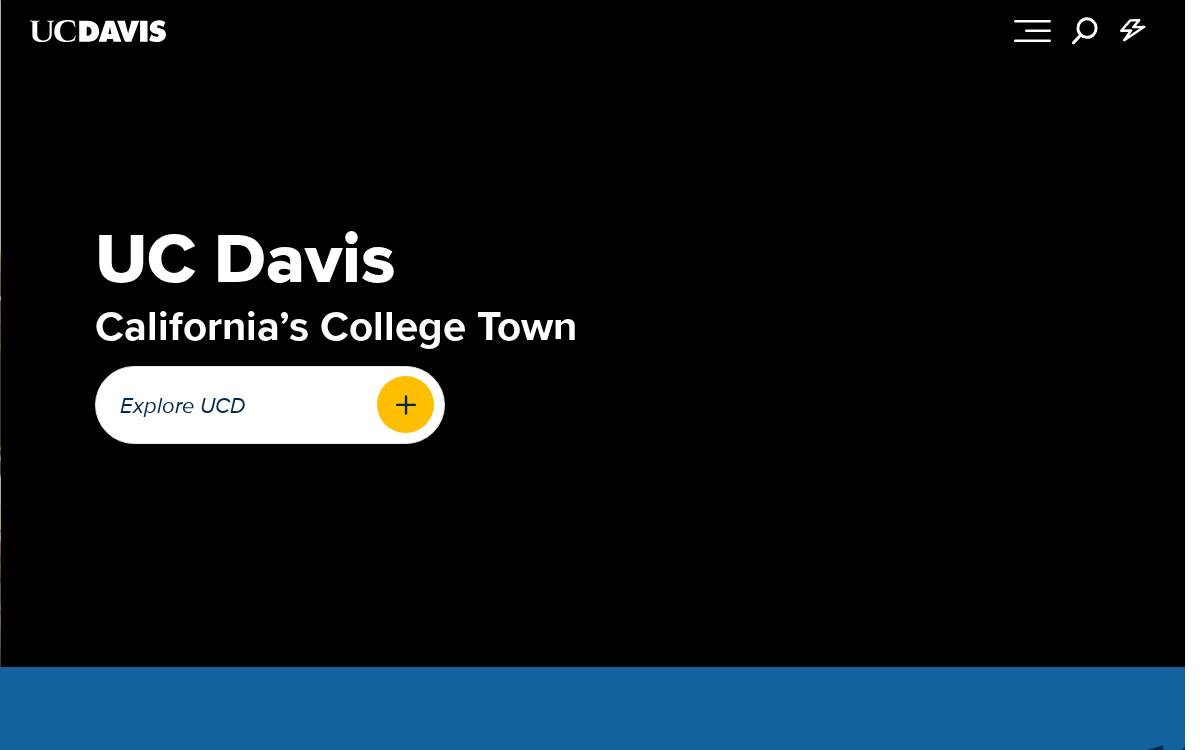 Ucdavis website preview