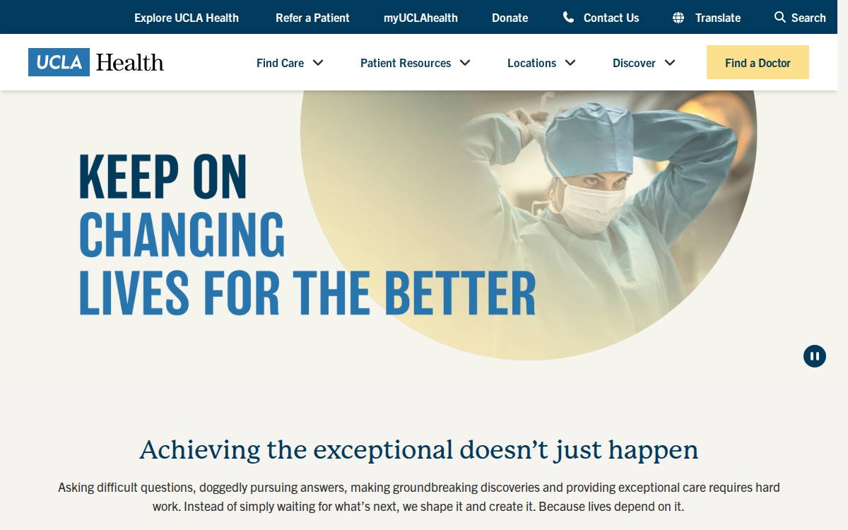 Uclahealth website preview