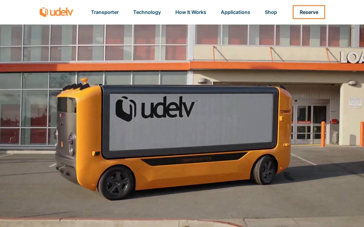 Udelv website preview