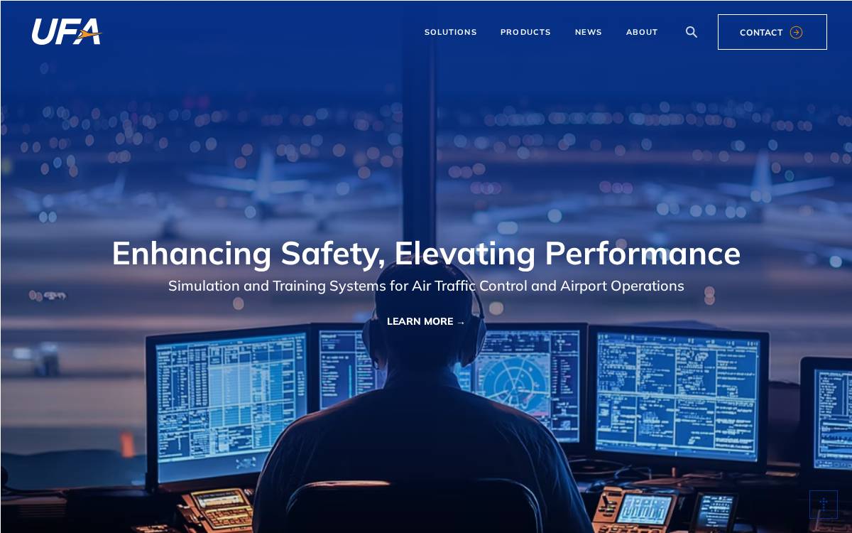 UFA Inc website preview