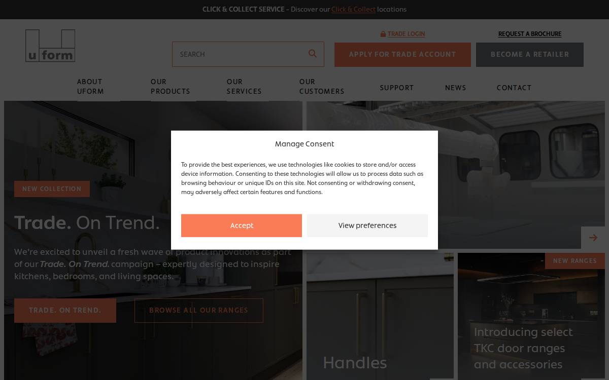 Uform website preview
