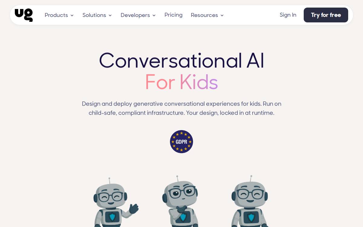 UG Labs website preview