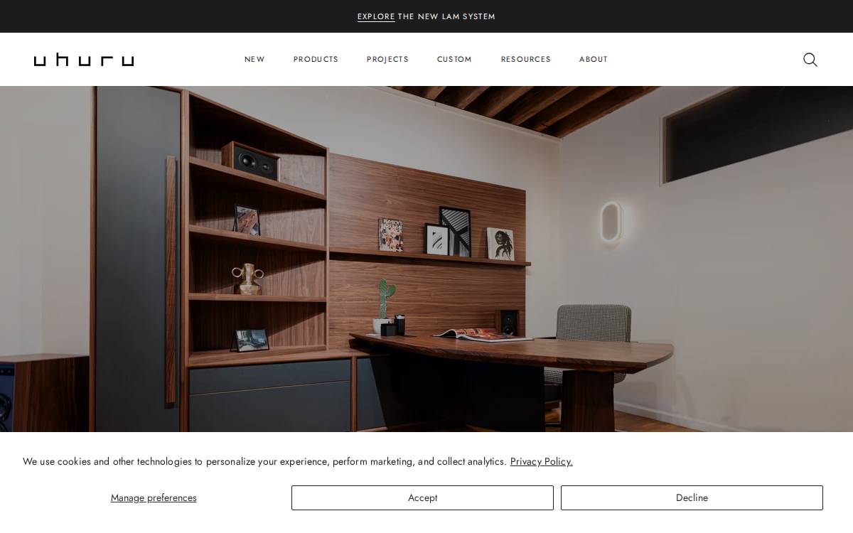 Uhuru Design website preview