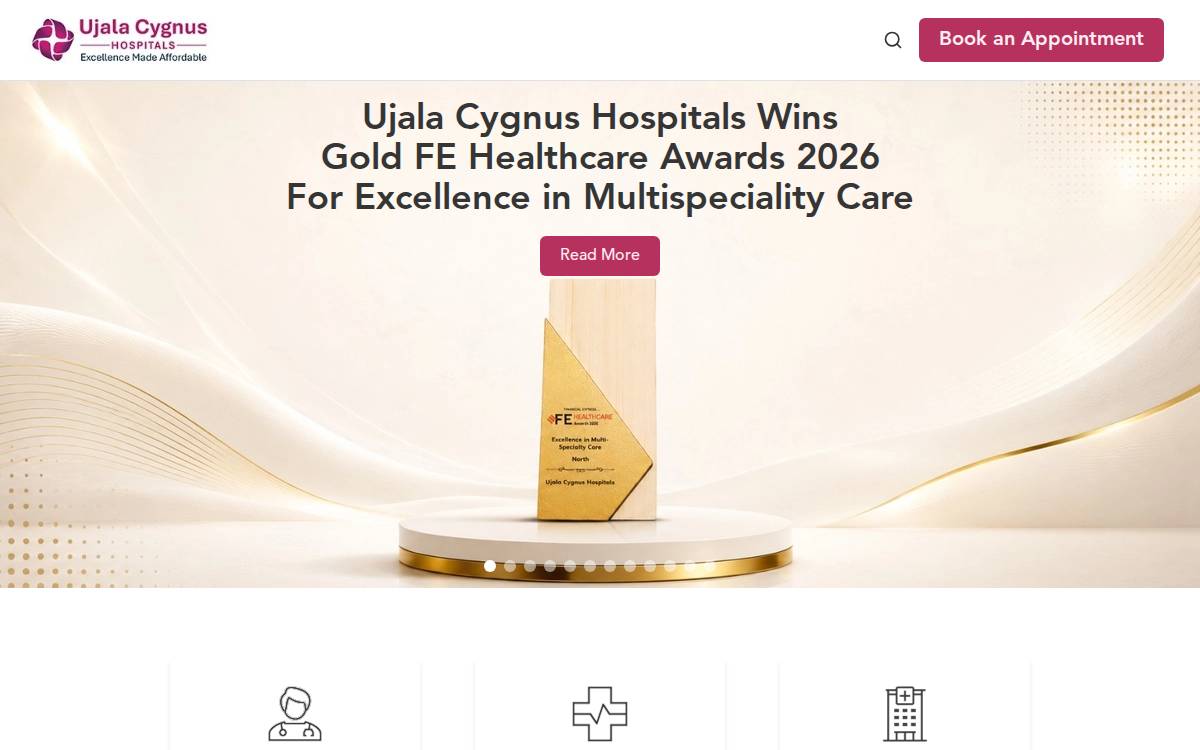 Ujala Cygnus website preview