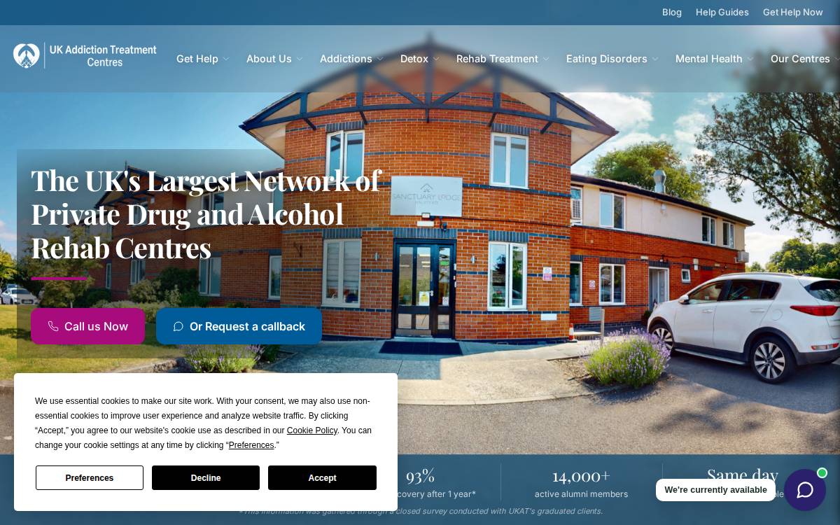 UKAT website preview
