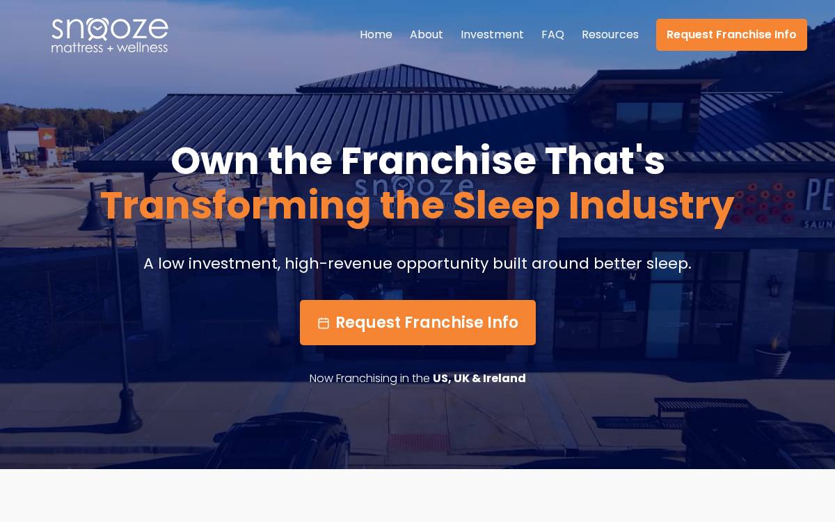 Ultimate Snooze website preview