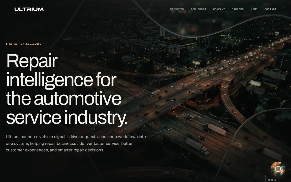 Ultrium Technologies website preview