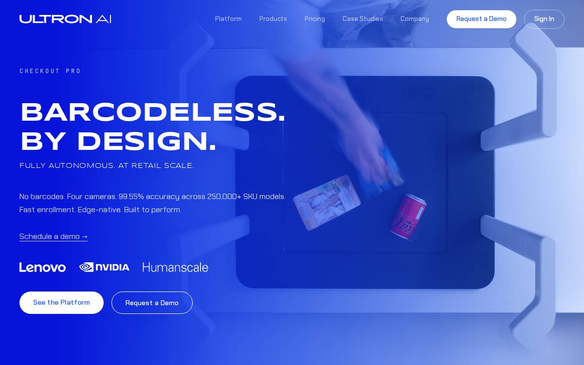 UltronAI website preview