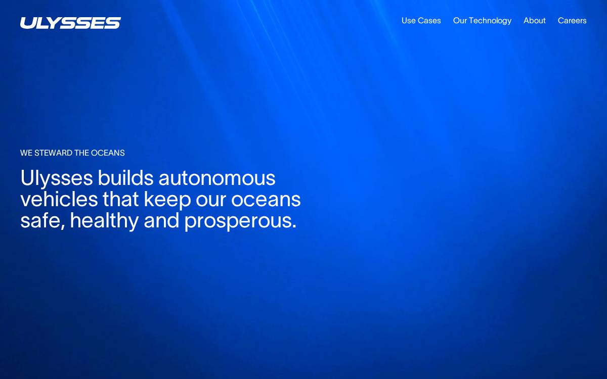 Ulysses website preview