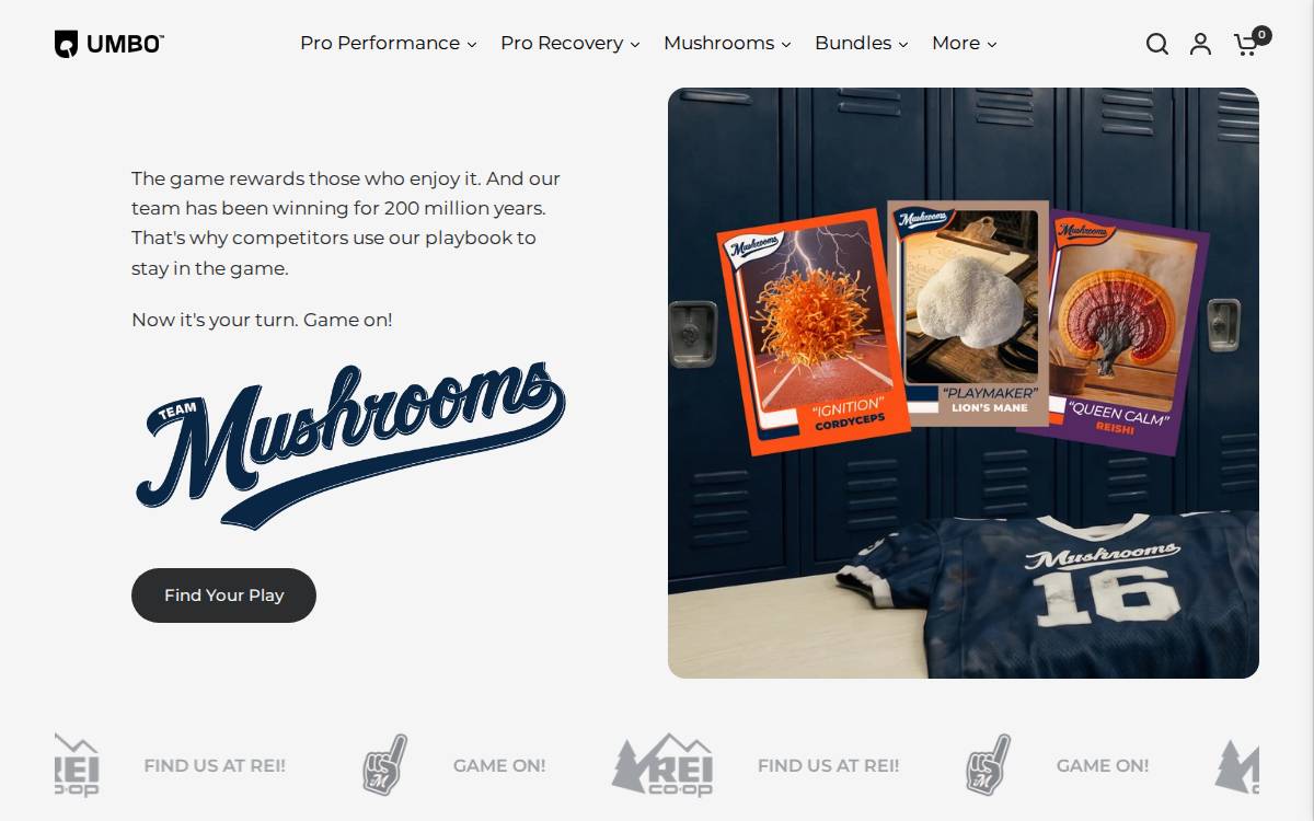 Umbo website preview