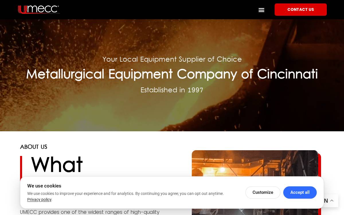 UMECC website preview