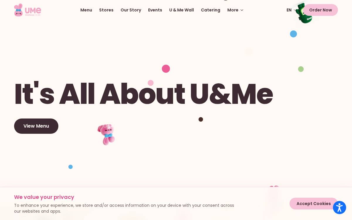 Ume Tea website preview