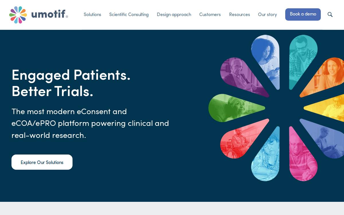 Umotif website preview