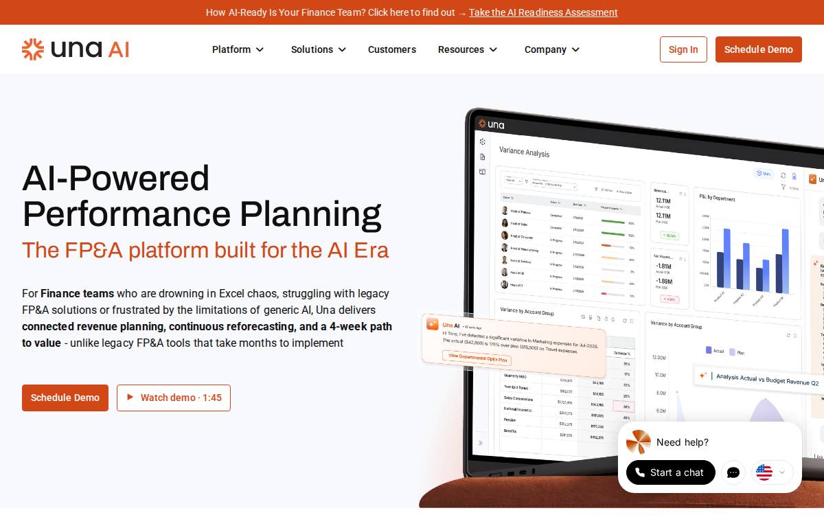 Unasoftware website preview