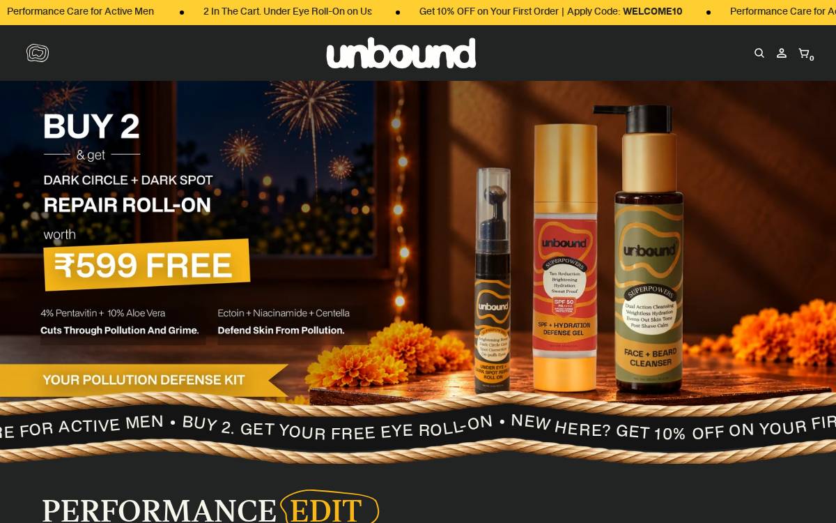 Unbound website preview